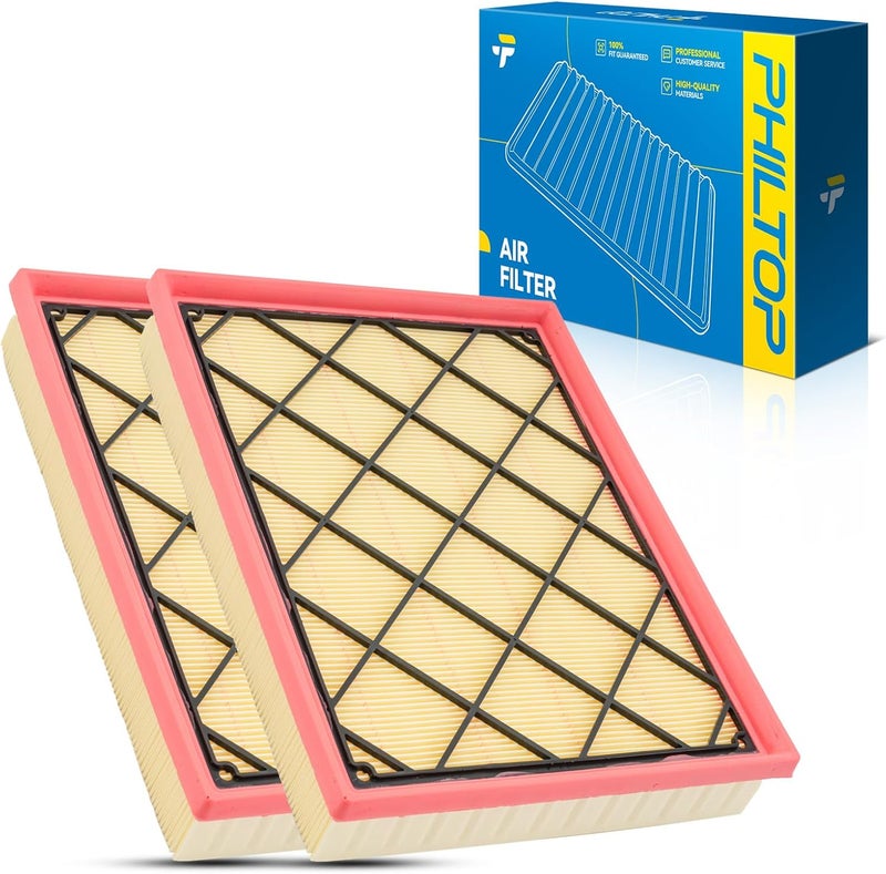 PHILTOP Engine air filter CA12778 2PC Replacement for Ford & Lincoln Models - Escape(2020-2023), Bronco Sport(2021-2023), Maverick(2022-2023), Corsair(2020-2023) - Image 1